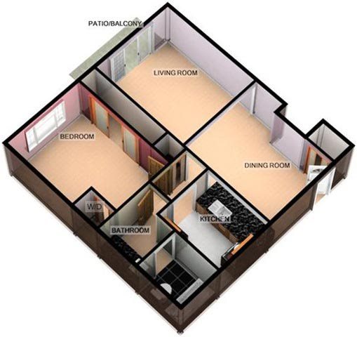 Chestnut Floorplan Chestnut Floorplan at Briarbrook Apartments, Wheaton, IL 60187